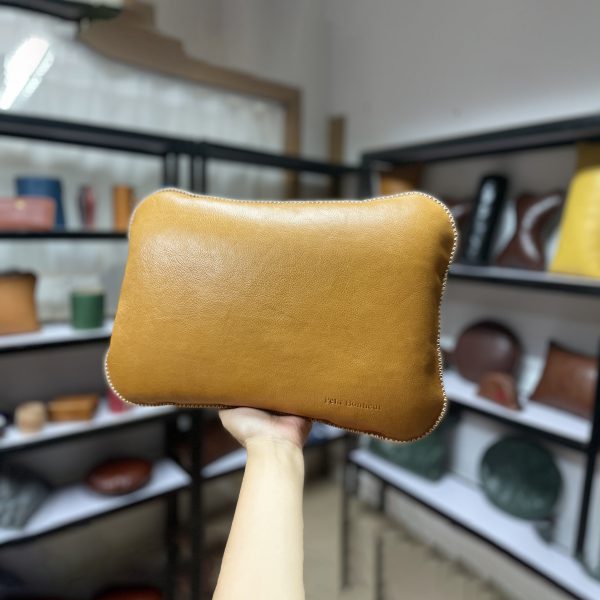 皮革製乳膠枕枕頭 - 真皮牛皮全手工製作 Leather Latex Pillow - Genuine Leather Cowhide Handmade